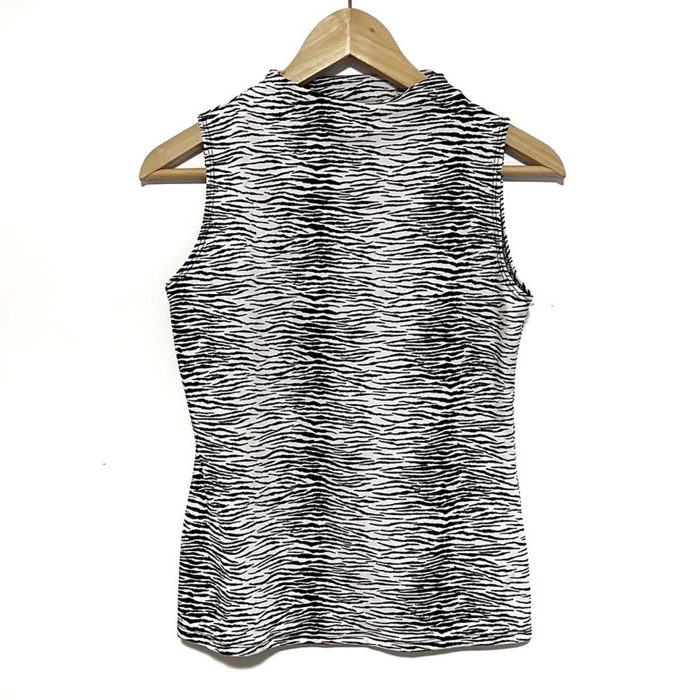 VINTAGE 90s Sleeveless Animal Print Tank Top